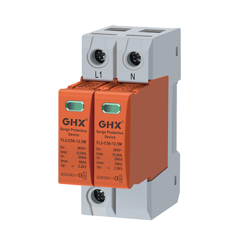 Compositae AC SPD Type I ac Type II Fulgur Current Arrester et Surge Arrestria